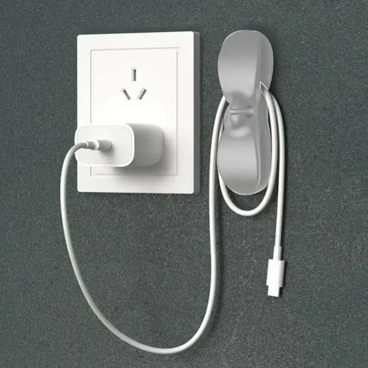 No-Trace Power Cord Winder, Cable Organizer, Household Wire Management Fixer for Kitchen Storage Tool