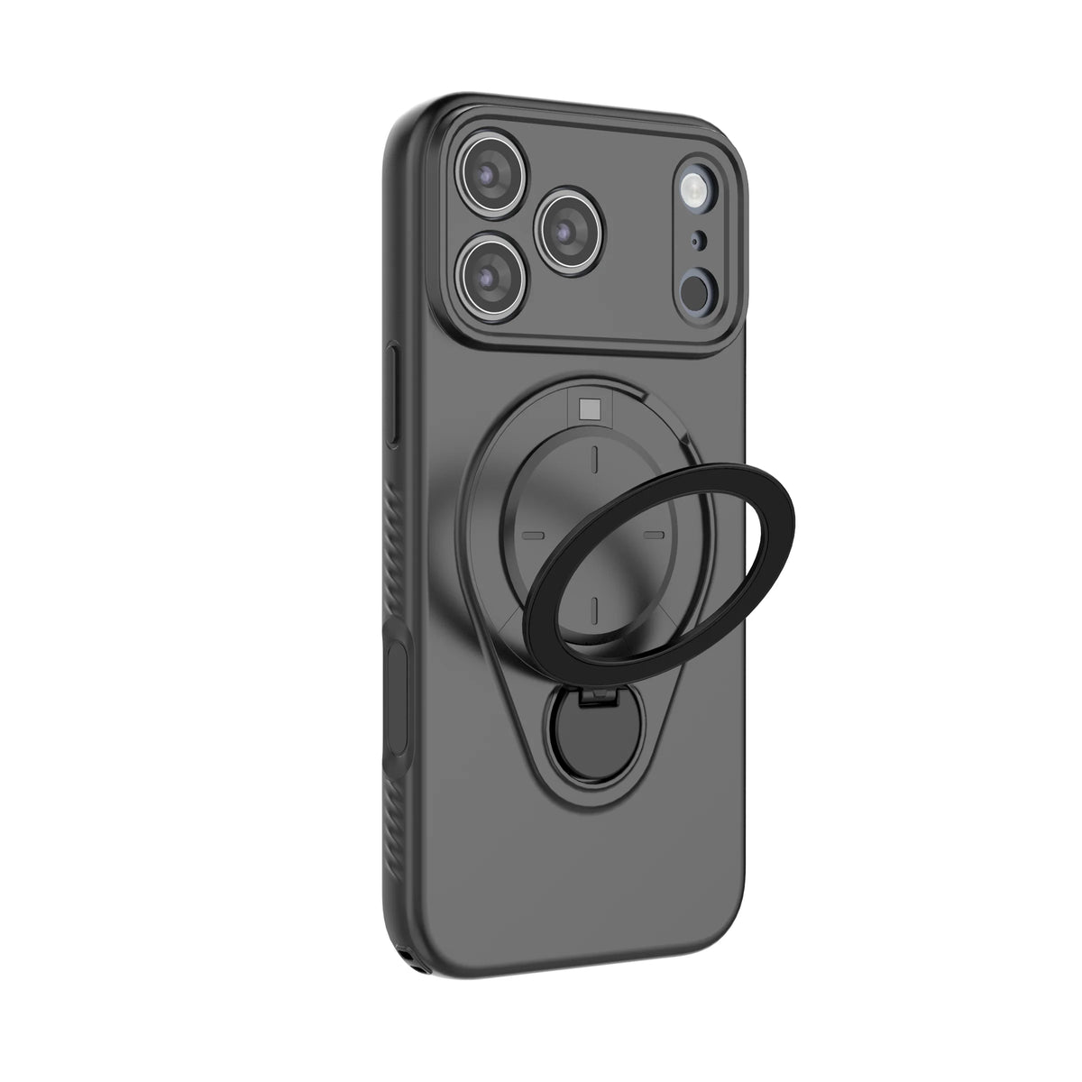 360° Rotating Magnetic Stand For Magsafe Phone Case For iPhone 17 16 18 Pro Max 17 18 Pro Armor Shockproof Soft Protective Cover
