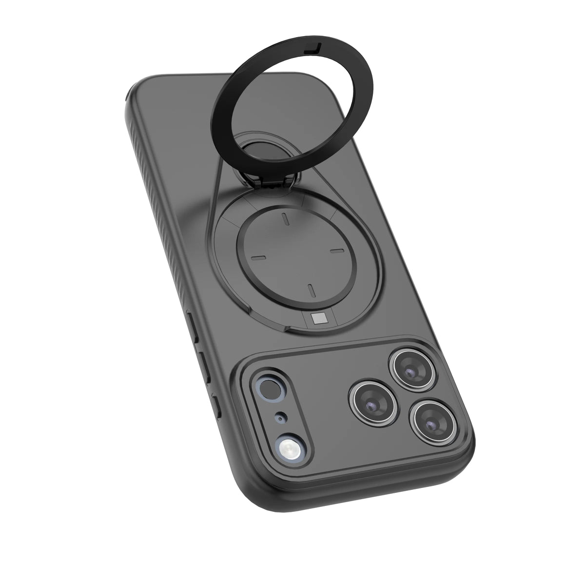 360° Rotating Magnetic Stand For Magsafe Phone Case For iPhone 17 16 18 Pro Max 17 18 Pro Armor Shockproof Soft Protective Cover
