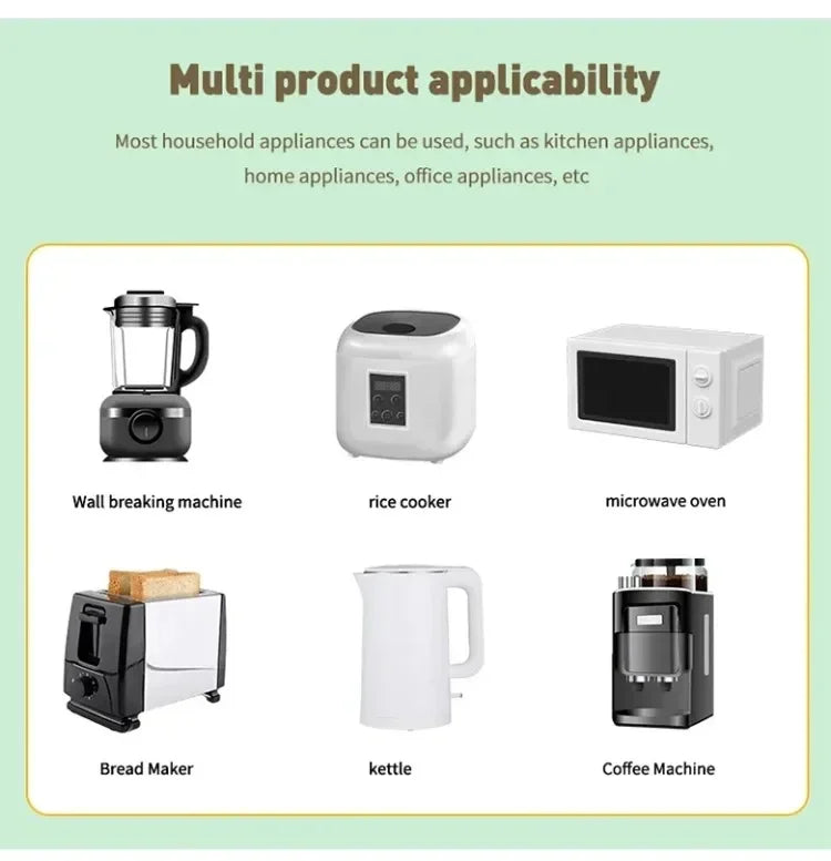 No-Trace Power Cord Winder, Cable Organizer, Household Wire Management Fixer for Kitchen Storage Tool