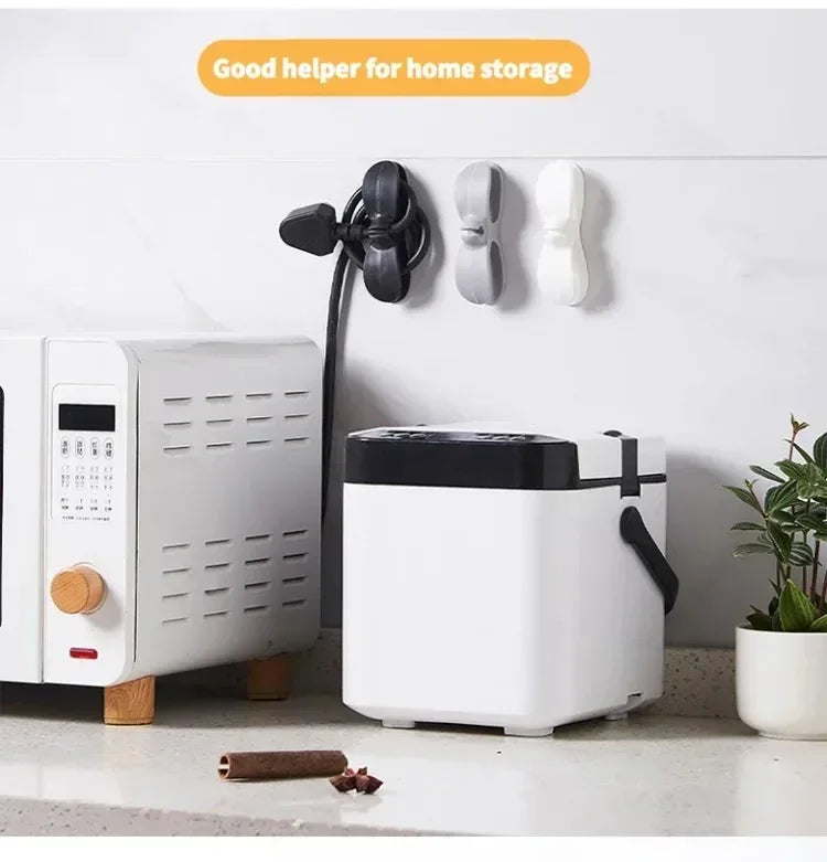 No-Trace Power Cord Winder, Cable Organizer, Household Wire Management Fixer for Kitchen Storage Tool