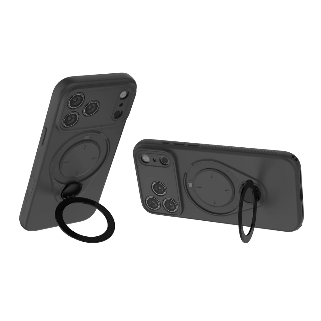360° Rotating Magnetic Stand For Magsafe Phone Case For iPhone 17 16 18 Pro Max 17 18 Pro Armor Shockproof Soft Protective Cover