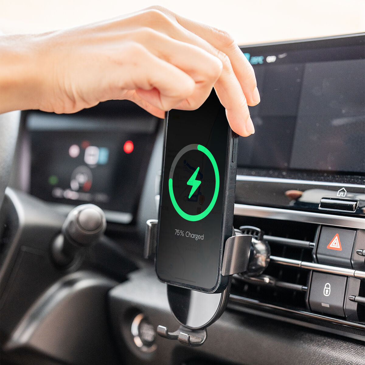 Suporte de Carregamento Rápido sem Fio para Carros Chakar InnovaGoods