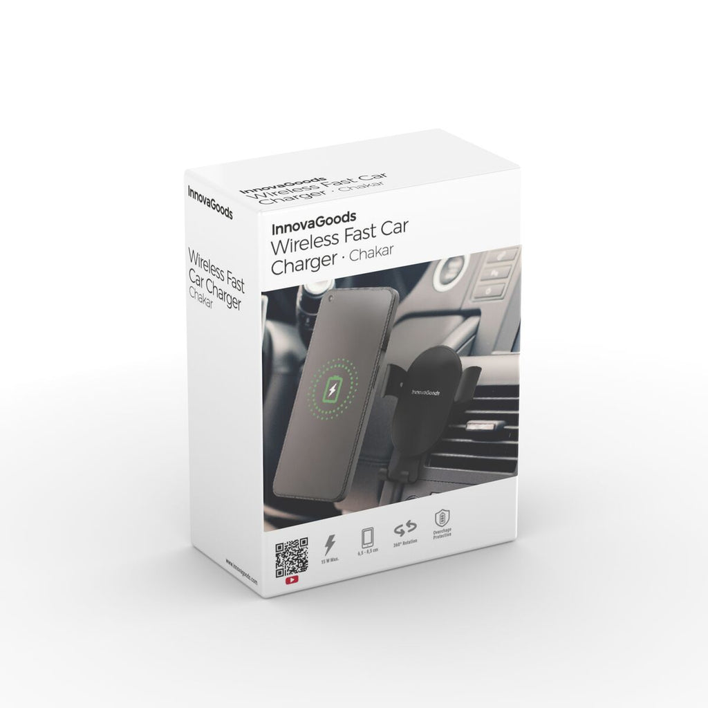 Suporte de Carregamento Rápido sem Fio para Carros Chakar InnovaGoods